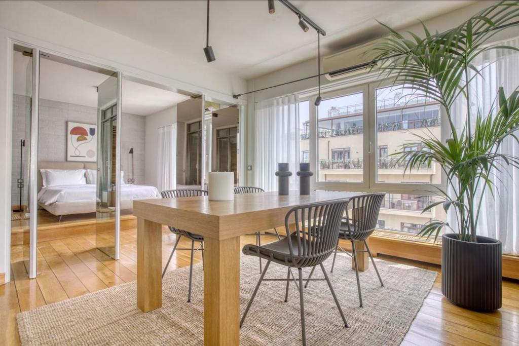 Sunny Luxury Loft,Stunning Acropolis View, Jacuzzi Apartman Athén Kültér fotó