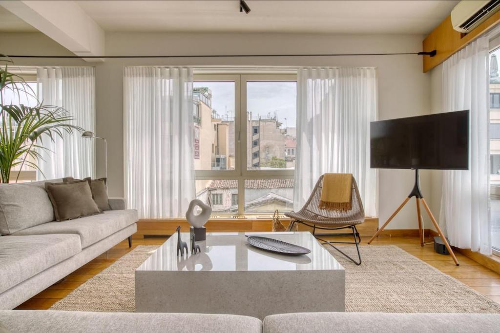 Sunny Luxury Loft,Stunning Acropolis View, Jacuzzi Apartman Athén Kültér fotó