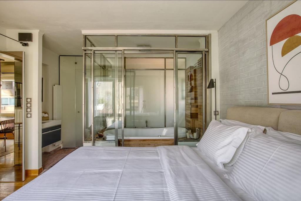Sunny Luxury Loft,Stunning Acropolis View, Jacuzzi Apartman Athén Kültér fotó